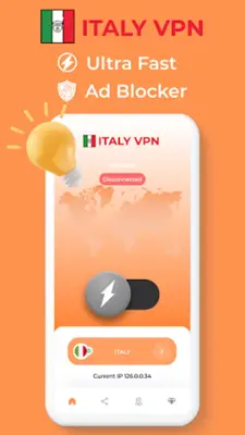 Italy VPN android App screenshot 1