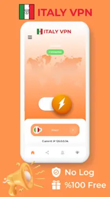 Italy VPN android App screenshot 2